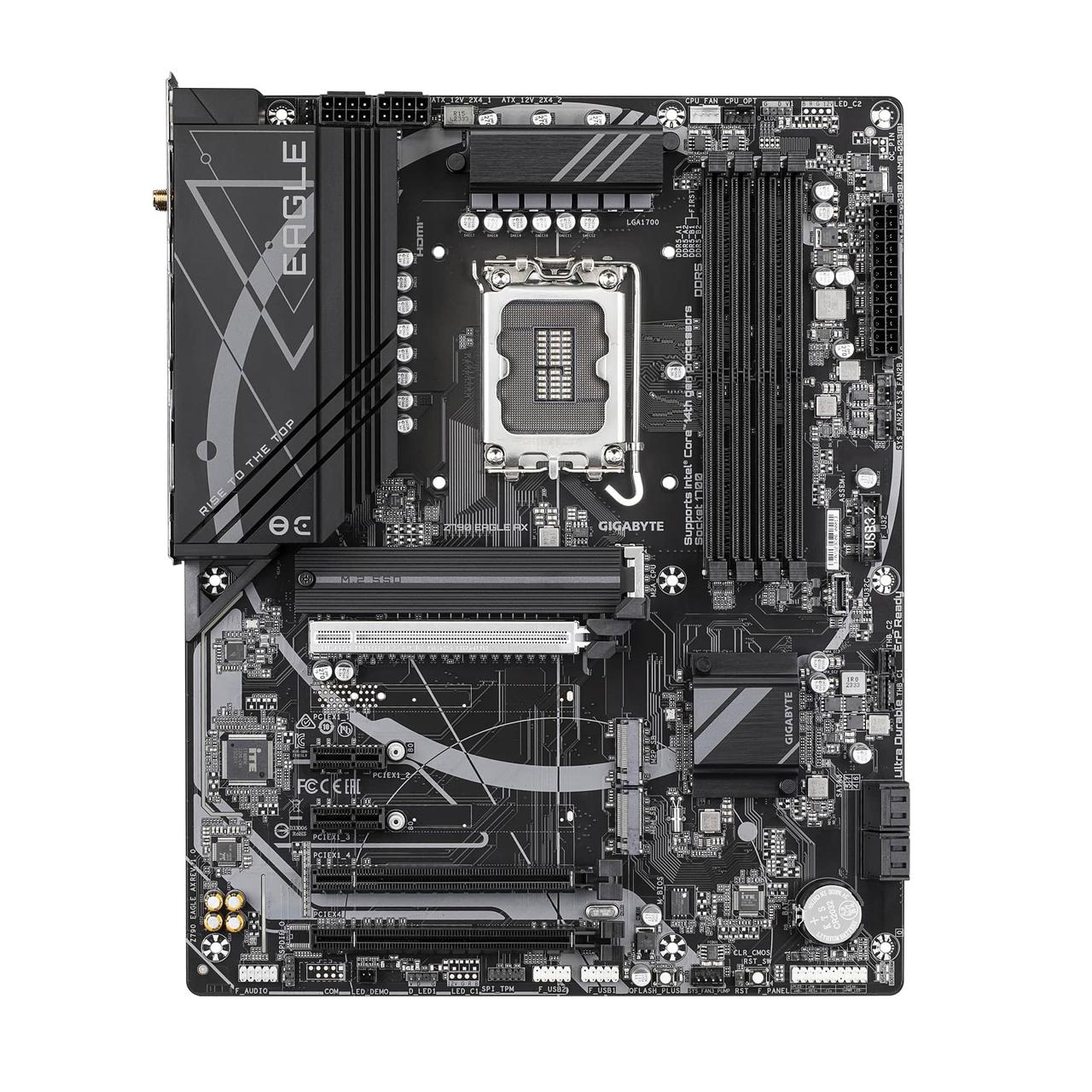 Gigabyte Материнська плата Z790 EAGLE AX s1700 Z790 4xDDR5 M.2 HDMI DP Wi-Fi ATX