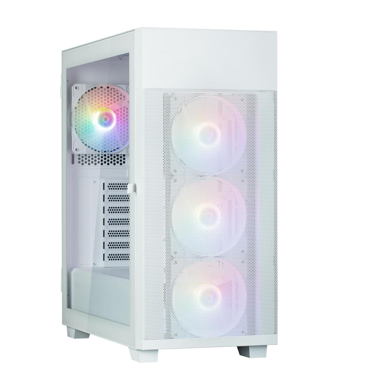 Zalman Корпус S5 Neo без БП, 1xUSB3.1, 1xUSB2.0, 4x120мм FRGB, VGA 390мм, LCS ready, TG Side Panel, ATX, білий