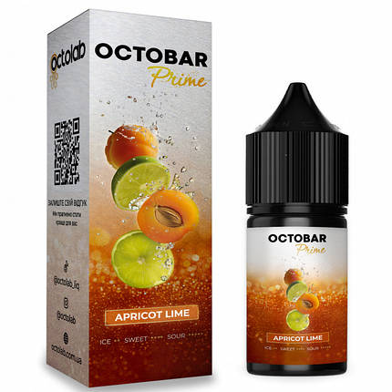 Набір для самозамішування Octobar Prime 30 мл. Абрикос лайм (Apricot Lime), фото 1