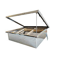 Воскотопка сонячна на 2 Українські рамки, арматура з нержавіючої сталі AISI 430