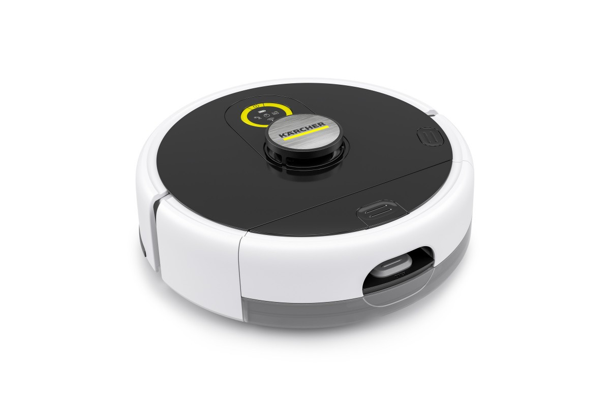 Karcher Робот-пилосос RCF 3, h=12см, вологе прибирання, конт пил -0.115л, вода -0.43л, автон. робота до 120хв,