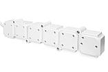 Digitus Блок розеток Flexible, 4xSchuko 16A, 2xUSB 2.4A, вимикач, фото 8