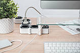 Digitus Блок розеток Flexible, 4xSchuko 16A, 2xUSB 2.4A, вимикач, фото 10