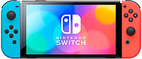 Nintendo Ігрова консоль Switch OLED (неоновий червоний/неоновий синій)
