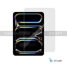 2E Захисне скло для iPad Pro 11 (2024), 2.5D, Clear