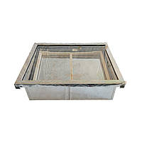 Воскотопка сонячна на 2 рамки, арматура з нержавіючої сталі AISI 430