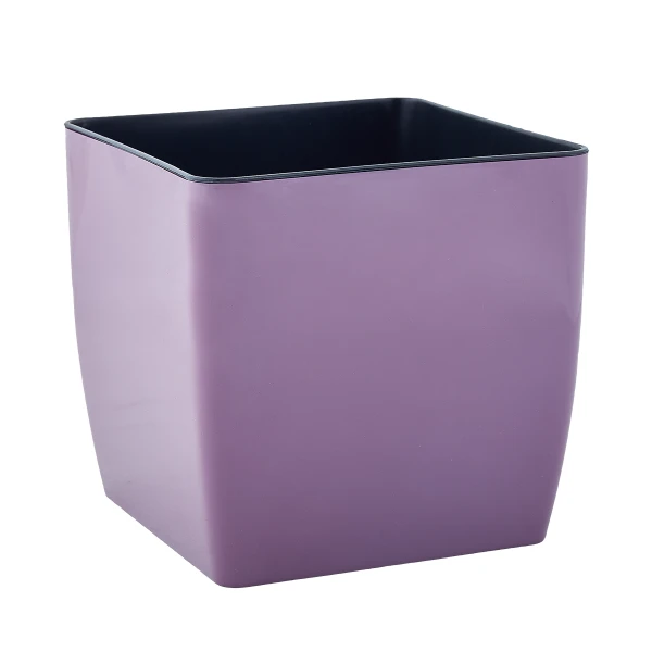 Вазон "Квадро" низький Алеана 27*27*26 фіолетовий (115085-фіол)
