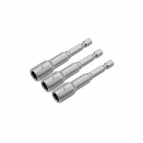 Tolsen Головки торцеві магнітні, набір 3шт, 1/4"х65мм, 8мм, сталі 40Cr