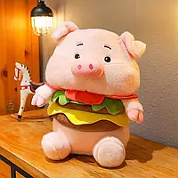 М'яка іграшка Свинка бургер 50 см