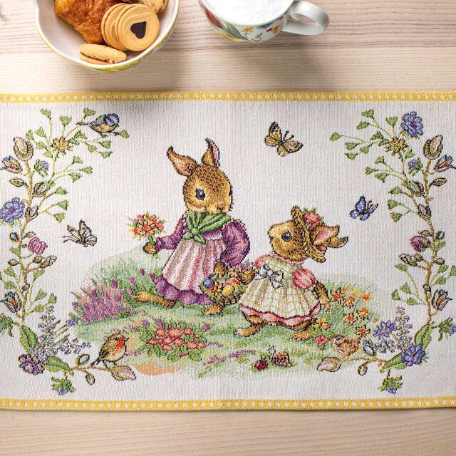 Гобеленова серветка під тарілку Villeroy & Boch Spring Fantasy Easter 32x48 см