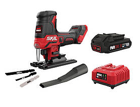 Skil Лобзик 3440 CA Compact акумуляторний безщітковий 20В 1х2.5А-год 3500об/хв хід 23мм 1.5кг
