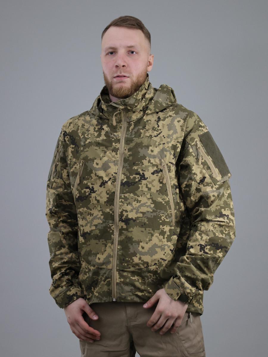 Демісезонна Вітро-Волого Захисна Куртка Штурмовка UT Піксель, фото 1