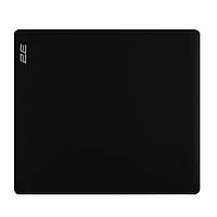 2E Килимок для миші SHINY, M(450x400x2мм), чорний