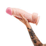 Фалоїмітатор EGZO ГІГАНТ на присоску 24 х 7,6 см, фото 6