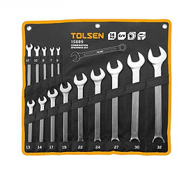 Tolsen Ключі комбіновані Профі, набір 14шт, 6-32мм, CrV