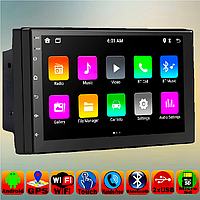 Автомагнитола 2din сенсорный 7" экран GPS+4Ядра+32Gb ROM+2Gb RAM+Adnroid короткая база 607A