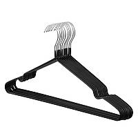 ARDESTO Набір вішаків 40.5см, 10шт, метал, ПВХ, чорний