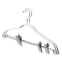 ARDESTO Набір вішаків з прищіпками 42см, 2шт, метал, ПВХ, білий