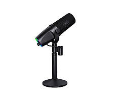 Cherry Xtrfy Мікрофон геймінговий NGALE X, Cardioid, USB-A, 2м, RGB, чорний