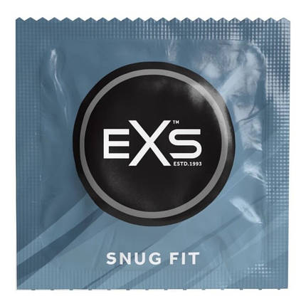 Презервативи латексні EXS Snug Fit щільно прилеглі, 49 мм (ціна за 10 шт.), фото 1