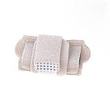 Бандаж для випрямлення пальців стопи з пластиною, бежевий колір, 1 шт., фото 3