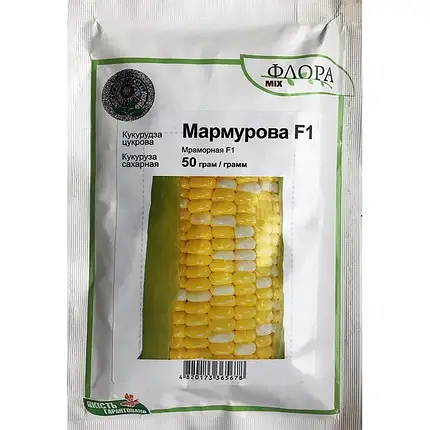 Кукурудза цукрова Мармурова F1, 50 г АгроПак, фото 1