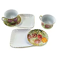 Порцеляновий сервіз Тюльпани подарунковий