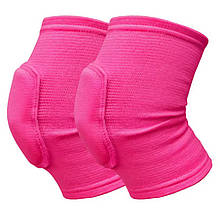 Дитячі Наколінники для спорту Воллейбола Танців Гімнастики Спортивні М'яка подушечка, малинові S 25-45Кг