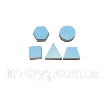 Набір геометричних фігур з дерева, 5 шт. Код/Артикул 104 220