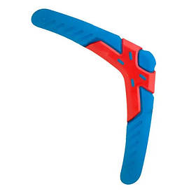 Іграшка для собак бумеранг Nunbell, червоно-синій, 25 см