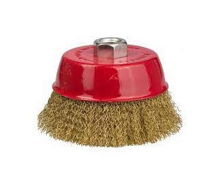 Щітка для металу для дриля 3" 75 мм. Щітка торцева.Цуценята дротяна чашоподібна.Технічні щітки, корщетки Лучшая цена, фото 1