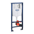 Комплект інсталяції GROHE Rapid SL 38772001 с унітазом KRONER кнопка хром 226637 CV033826, фото 3