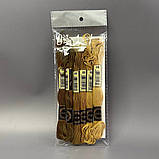 (6 шт по 8м) Набір муліне Airo (нитки для вишивання) - гірчичний мікс (834-829), фото 2