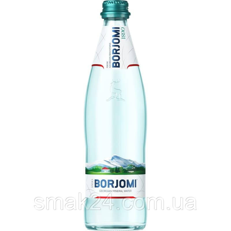 Вода лікувально-столова мінеральна сильногазована Borjomi (скло) 0.5 л