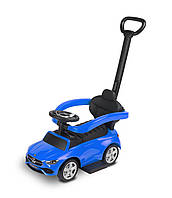 Машинка для катання Caretero (Toyz) Mercedes C-CLASS з батьківською ручкою Blue