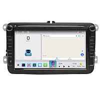 Штатна автомобільна магнітола 8" Lesko 8002A 2/32 GPS 4G CarPlay для Seat Volkswagen Skoda 6шт