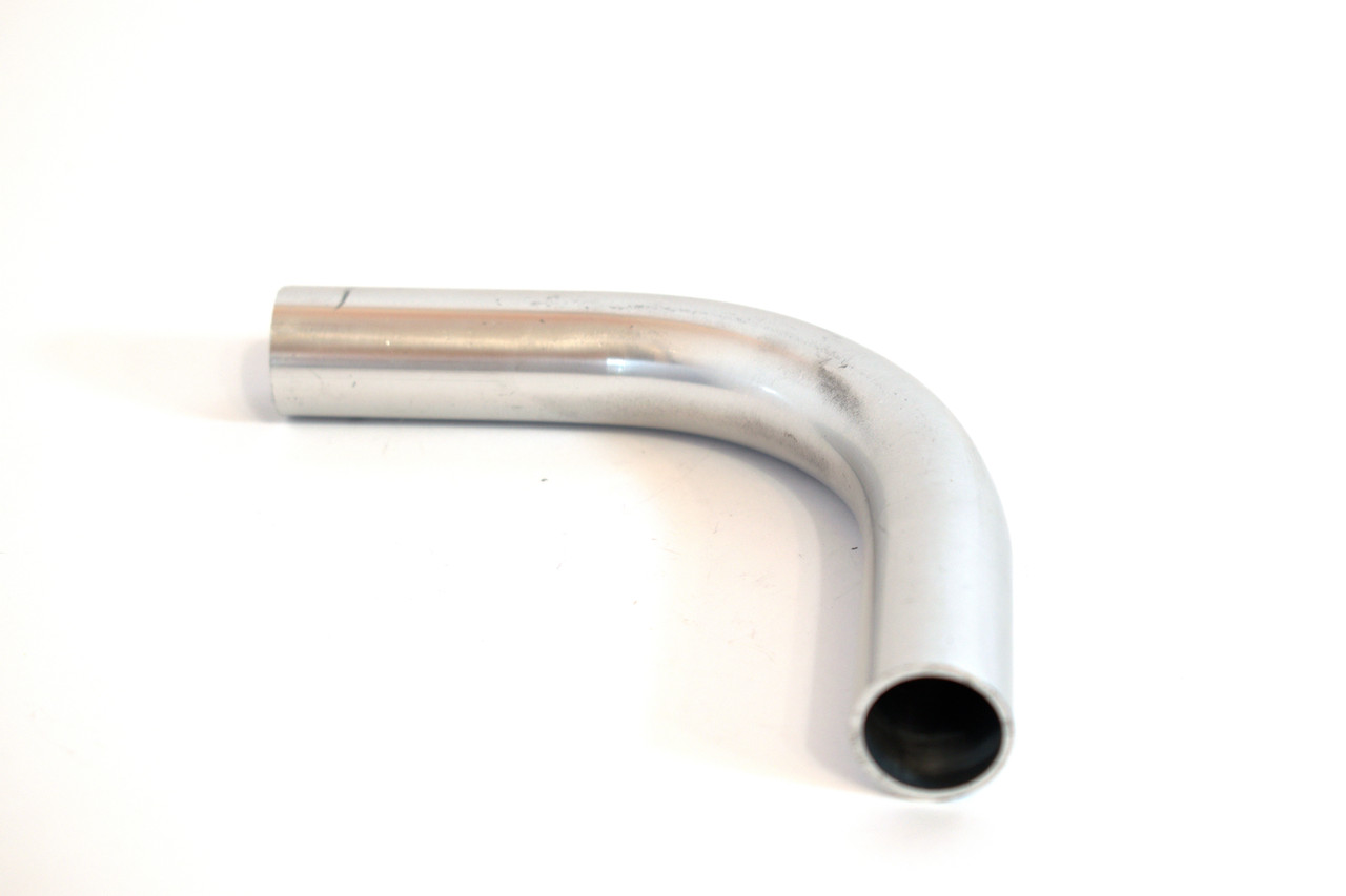 Поворот леєра 90° до алюмінієвих поручнів тип коло колір Срібло (10511с), фото 1