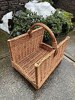Кошик плетений на дрова для каміна