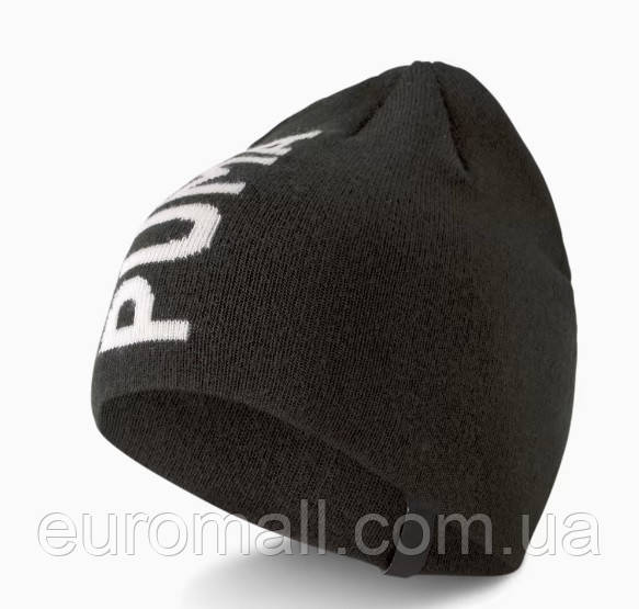 Шапка Puma Ess Classic Cuffless Beanie Jr 023461-01, Чорний, Розмір (EU) — 1SIZE