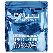 Порошок освітлювальний для волосся блакитний Palco 500г професійна пудра освітлення волосся до 7 тонів