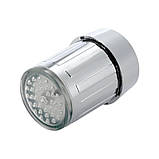 Насадка на кран з Led (світлодіодною) підсвіткою 3 кольори та сенсором температури води, фото 5