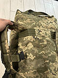Сумка-баул рюкзак Піксель у тканині Cordura — великий військовий рюкзак, фото 4