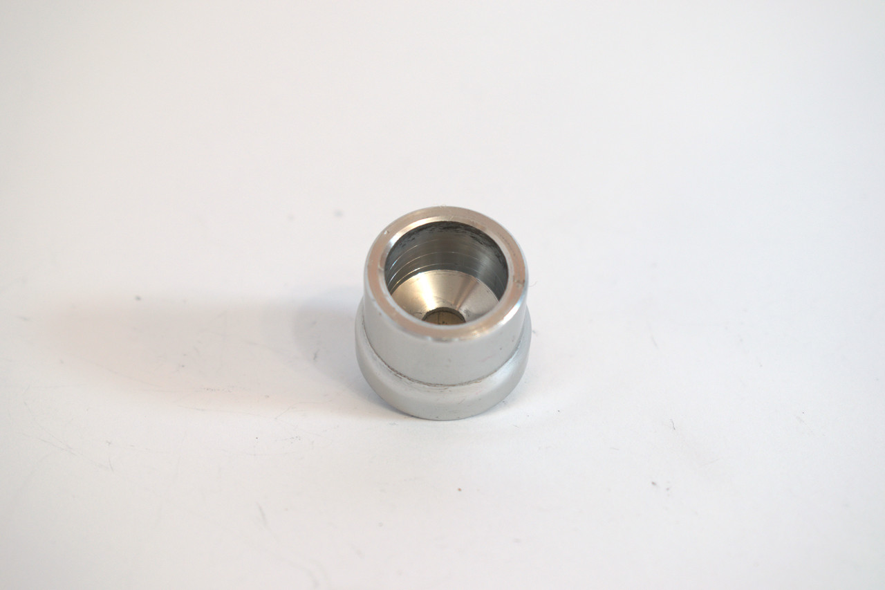 Фланець леєра до алюмінієвих поручнів тип коло колір Срібло (10711с)