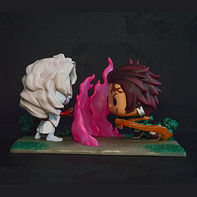 Фігурка Funko POP! MOMENT TANJIRO VS. RUI - DEMON SLAYER / ФАНКО ПОП КЛИНОК, РАССЕКАЮЩИЙ ДЕМОНОВ - ТАНДЗИРО