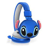 Дитячі бездротові Bluetooth-навушники Стіч навушники для дітей, дитячі блютуз-навушники Синій