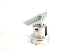 З'єднувач поручня з поручнем шарнірний до алюмінієвих поручнів тип коло колір Срібло (10301с)