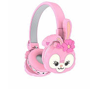 Детские наушники Stella Lou Зайка, беспроводные наушники для детей, детские Bluetooth наушники с зайцем