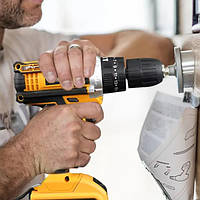 Аккумуляторный дрель шуруповерт 24v 5ah с набором бит сверл и насадками в кейсе с 2-мя аккумуляторами для дома