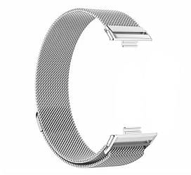 Міланський сітчастий ремінець Primolux для годинника Huawei Watch Fit 3 / Fit 4 / 4 Pro - Silver