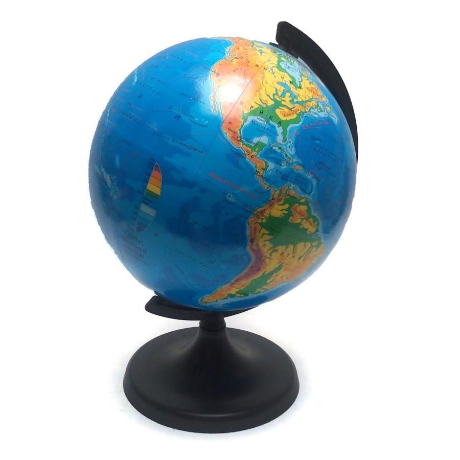 Глобус фізичний, діаметр - 160 мм, україномовний, фото 1